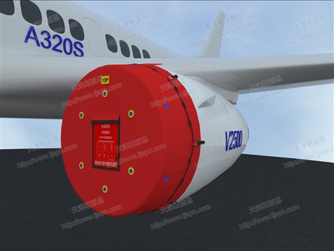 名称：V2500进气口保护罩(销钉高配款） 件号：AZ21V2500GP