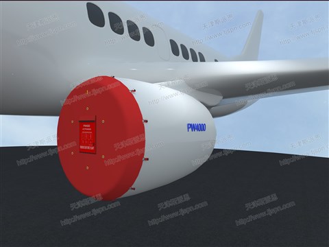 名称：PW4000发动机进气保护罩（销钉款）件号：AZ17PW4000XD