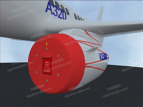 名称：V2500进气口保护罩(5轮） 件号：AY19V2500JQK