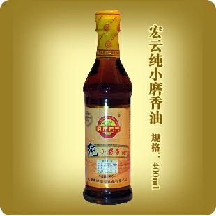 宏云純小磨香油400ml