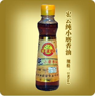 宏云純小磨香油180ml